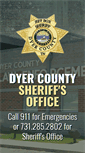 Mobile Screenshot of dyercountysheriff.com